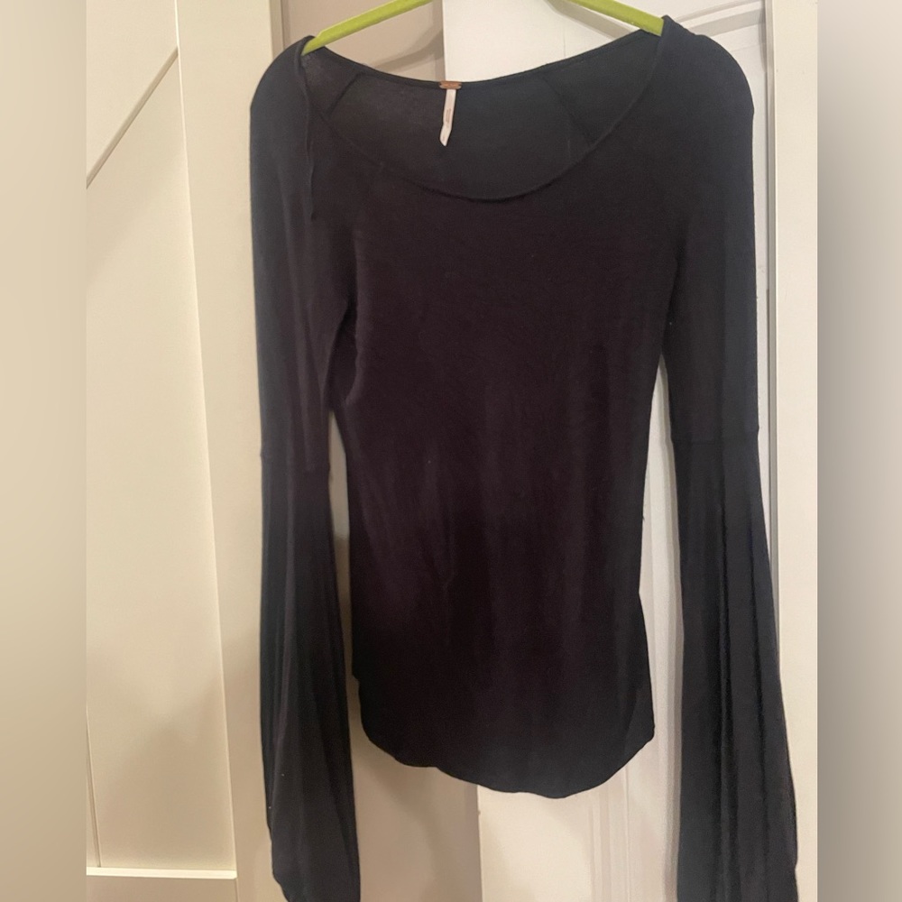 Free people puffy sleeve top